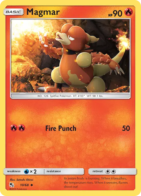 Magmar, Hidden Fates 10/68