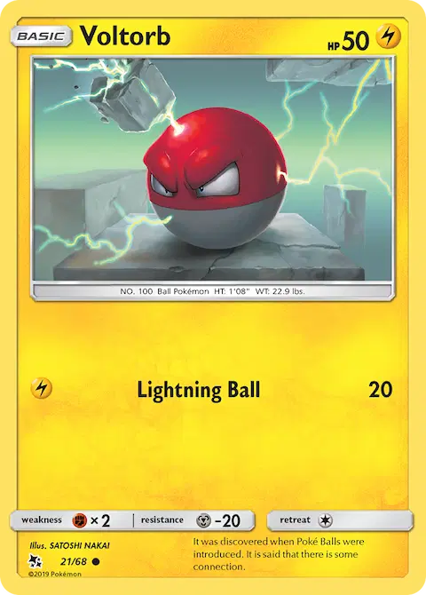 Voltorb, Hidden Fates 21/68