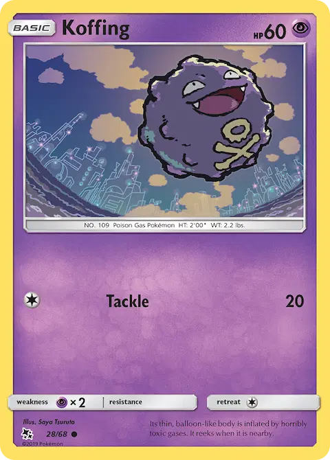 Koffing, Hidden Fates 28/68