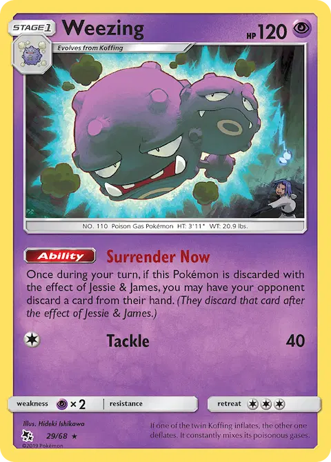Weezing, Hidden Fates 29/68