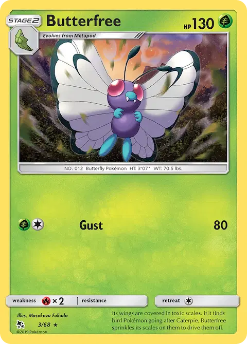 Butterfree, Hidden Fates 3/68
