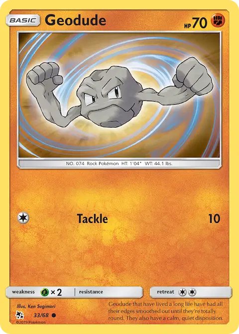 Geodude, Hidden Fates 33/68