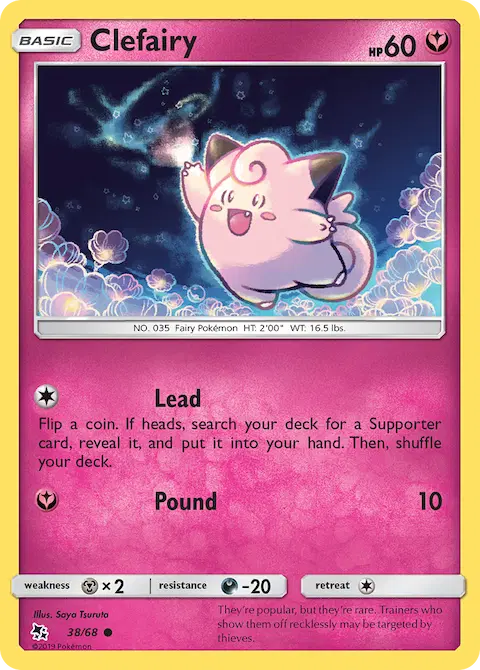 Clefairy, Hidden Fates 38/68