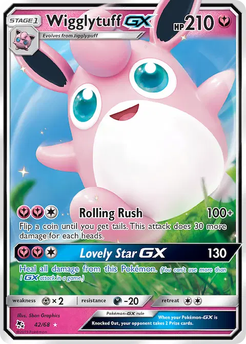 Wigglytuff GX, Hidden Fates 42/68