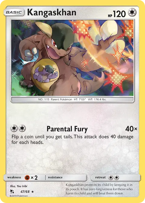 Kangaskhan, Hidden Fates 47/68