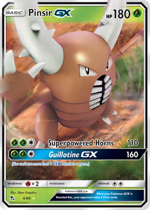 Pinsir GX, Hidden Fates 6/68