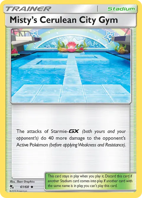 Misty’s Cerulean City Gym, Hidden Fates 61/68