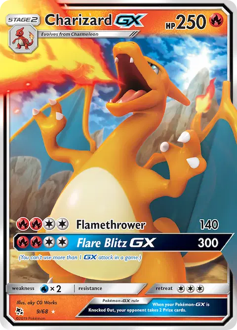 Charizard GX, Hidden Fates 9/68