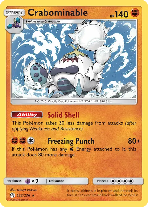 Crabominable, Cosmic Eclipse 122/236