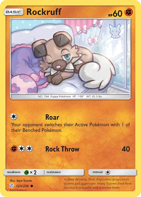 Rockruff, Cosmic Eclipse 123/236