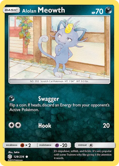 Alolan Meowth, Cosmic Eclipse 128/236