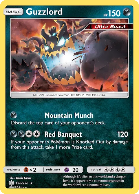 Guzzlord, Cosmic Eclipse 136/236