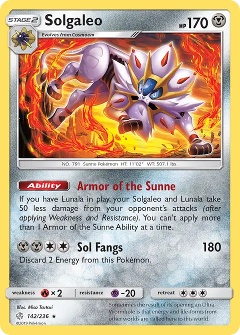 Solgaleo, Cosmic Eclipse 142/236