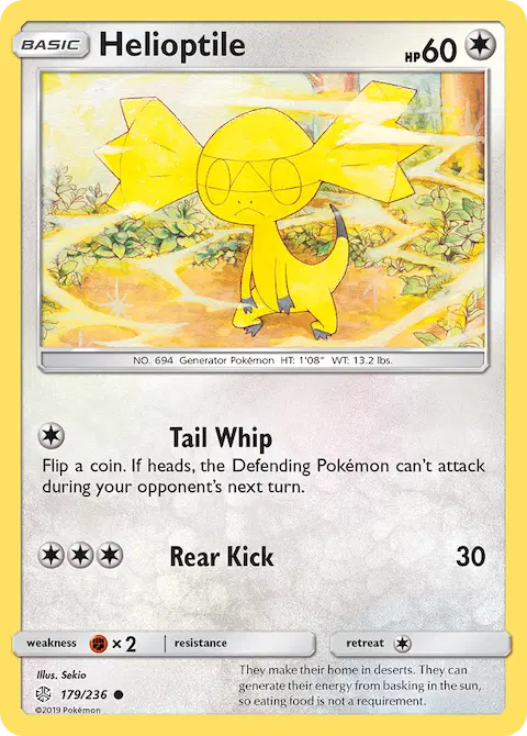 Helioptile, Cosmic Eclipse 179/236