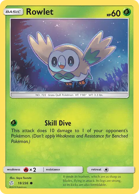 Rowlet, Cosmic Eclipse 18/236