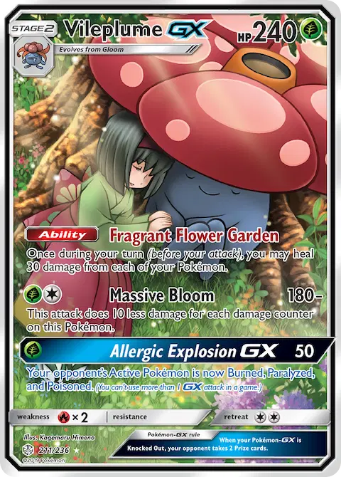 Vileplume GX, Cosmic Eclipse 211/236