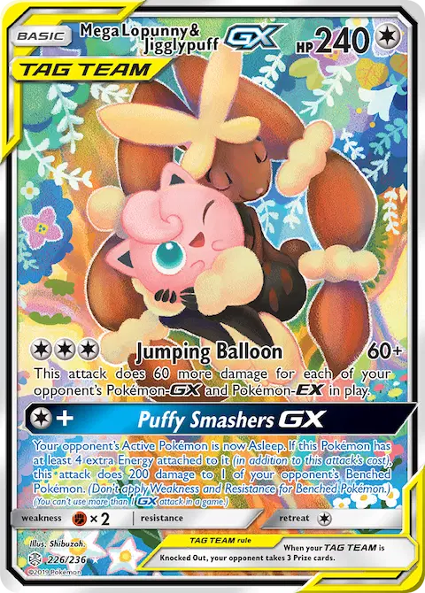 Mega Lopunny & Jigglypuff GX, Cosmic Eclipse 226/236
