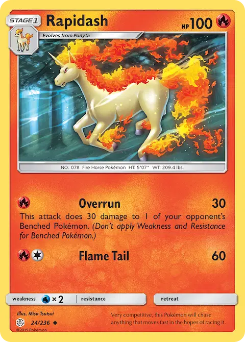 Rapidash, Cosmic Eclipse 24/236