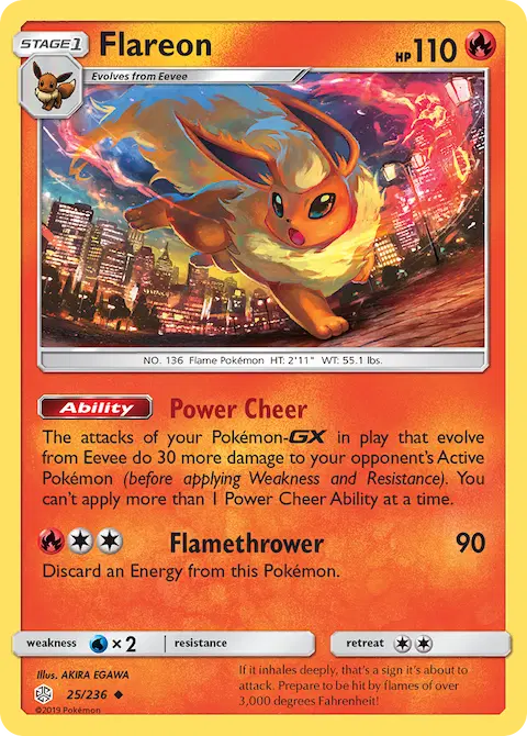 Flareon, Cosmic Eclipse 25/236