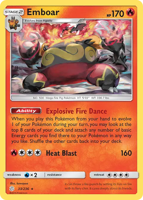 Emboar, Cosmic Eclipse 33/236