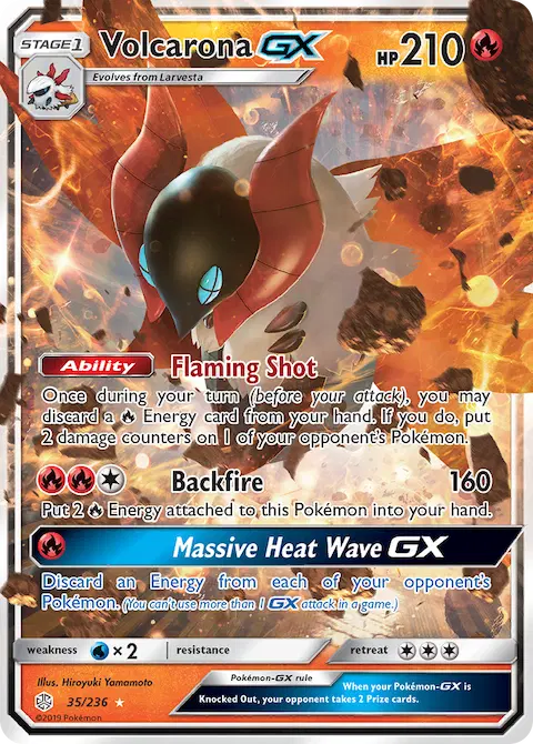 Volcarona GX, Cosmic Eclipse 35/236