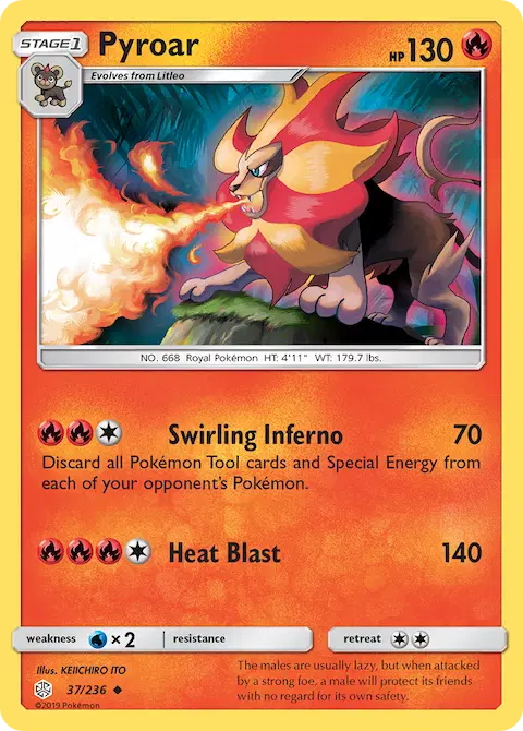 Pyroar, Cosmic Eclipse 37/236