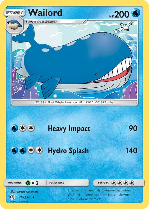 Wailord, Cosmic Eclipse 46/236
