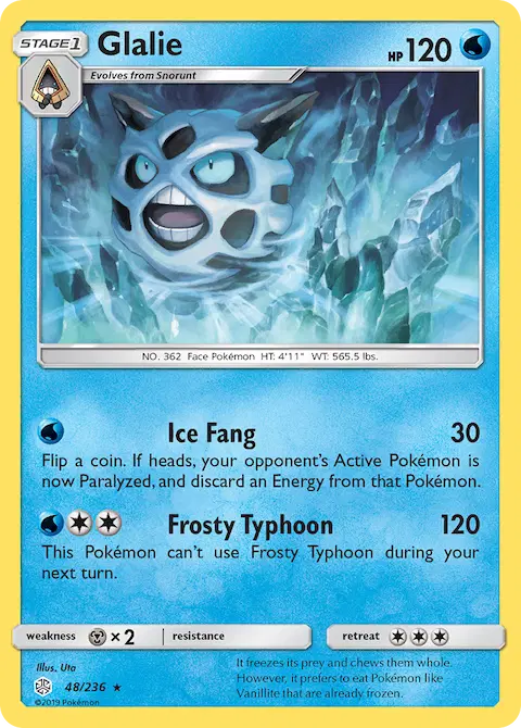 Glalie, Cosmic Eclipse 48/236