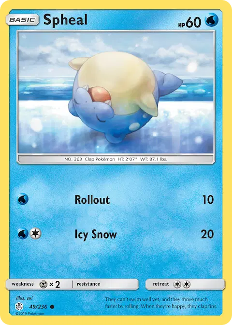 Spheal, Cosmic Eclipse 49/236
