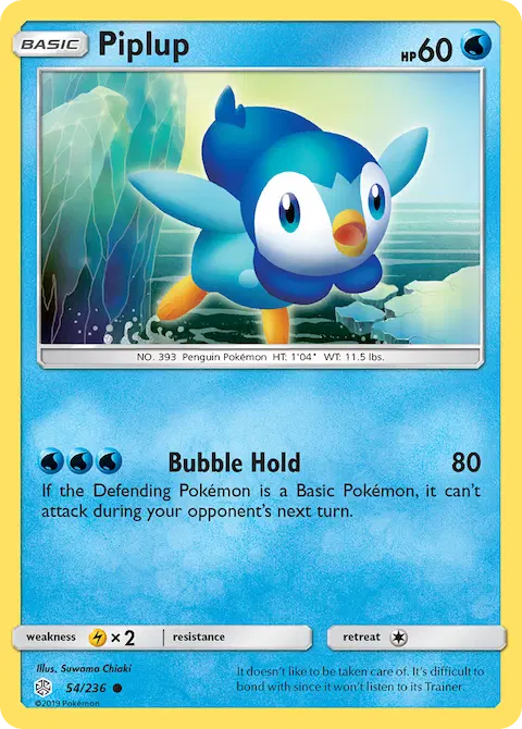 Piplup, Cosmic Eclipse 54/236