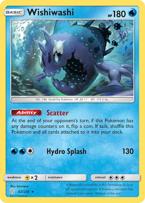 Wishiwashi, Cosmic Eclipse 62/236