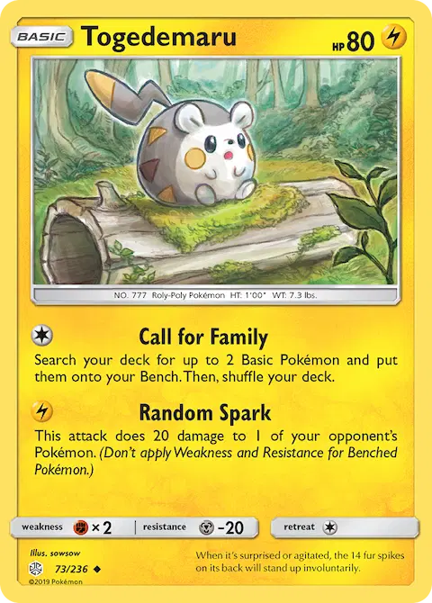 Togedemaru, Cosmic Eclipse 73/236