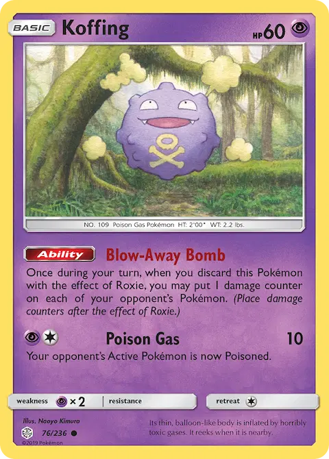 Koffing, Cosmic Eclipse 76/236