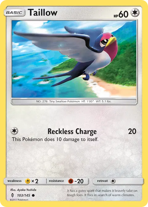 Taillow, Guardians Rising 103/145