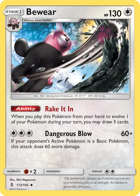 Bewear, Guardians Rising 113/145