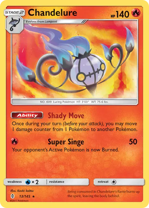 Chandelure, Guardians Rising 13/145