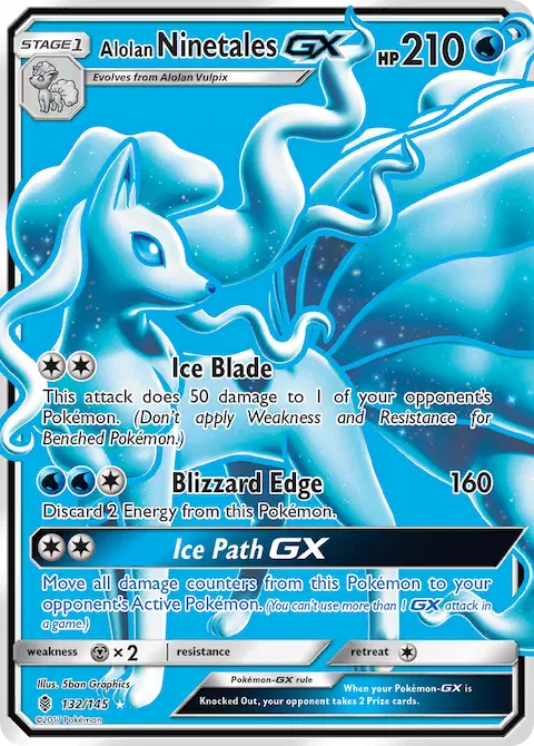 Alolan Ninetales GX, Guardians Rising 132/145