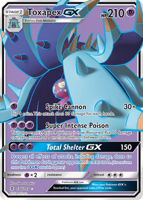 Toxapex GX, Guardians Rising 136/145