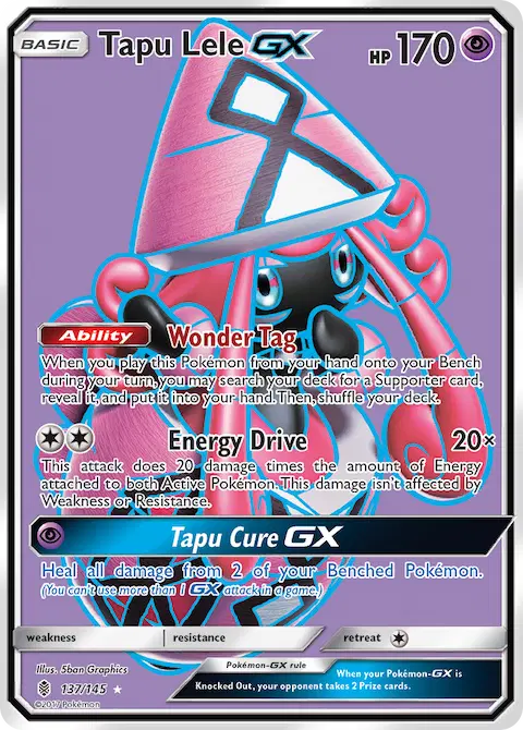 Tapu Lele GX, Guardians Rising 137/145