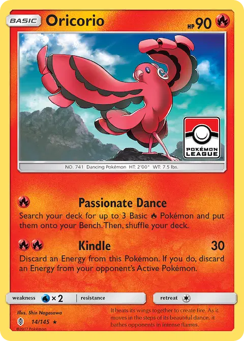 Oricorio, Guardians Rising 14/145