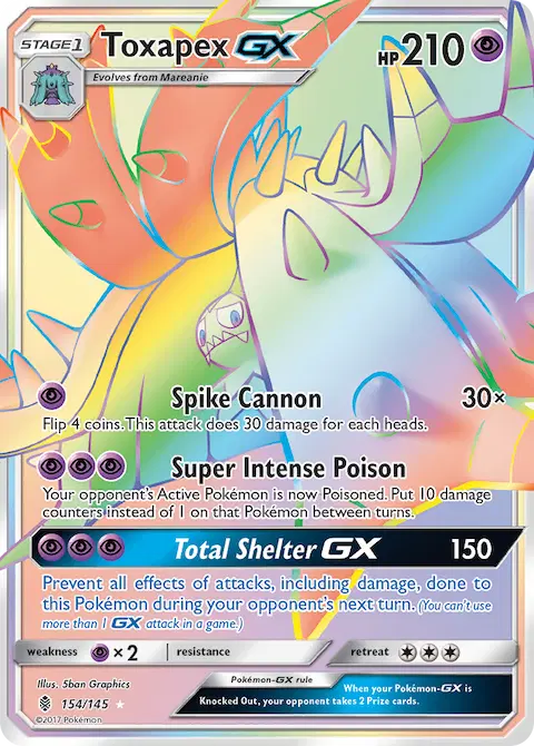 Toxapex GX, Guardians Rising 154/145