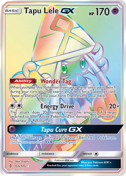 Tapu Lele GX, Guardians Rising 155/145