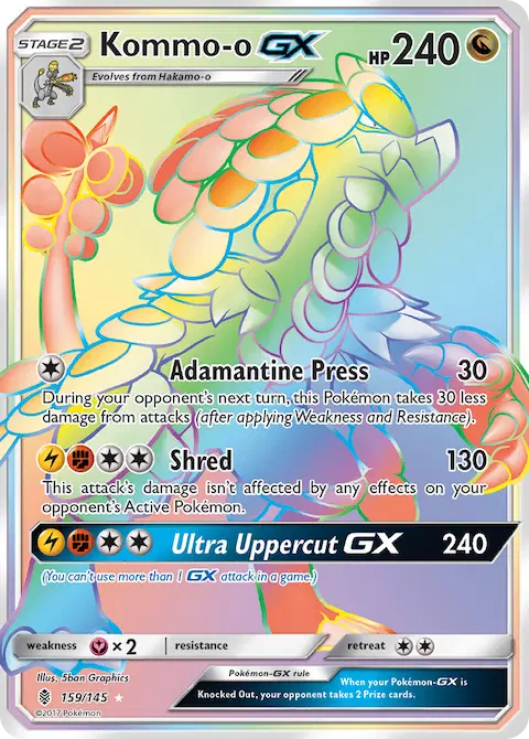 Kommo-o GX, Guardians Rising 159/145