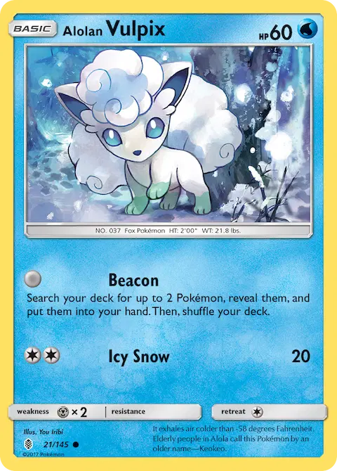 Alolan Vulpix, Guardians Rising 21/145