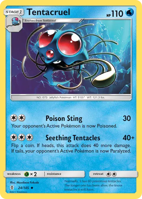Tentacruel, Guardians Rising 24/145