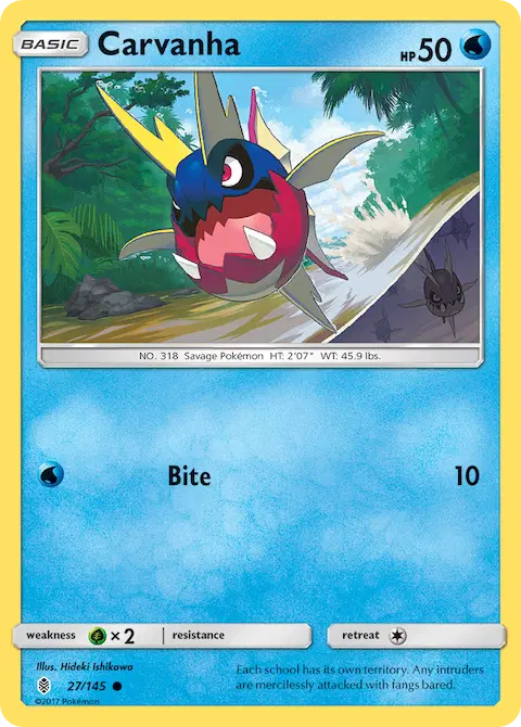 Carvanha, Guardians Rising 27/145
