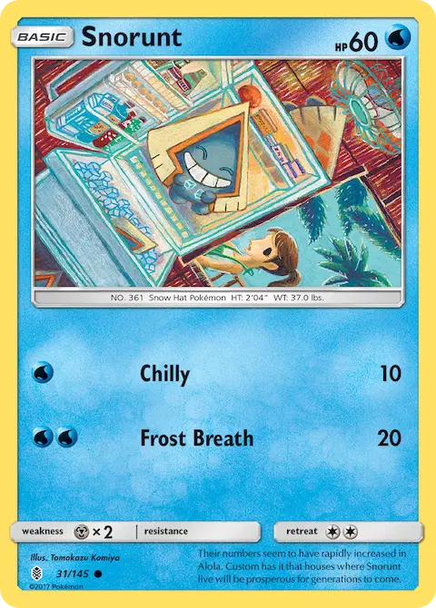 Snorunt, Guardians Rising 31/145