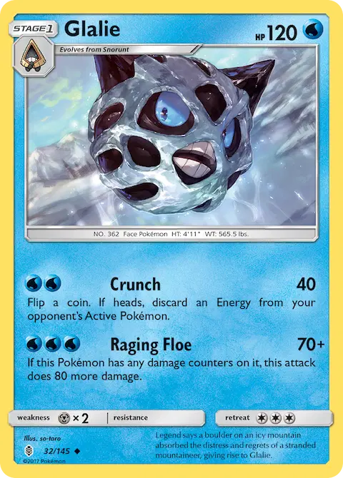 Glalie, Guardians Rising 32/145