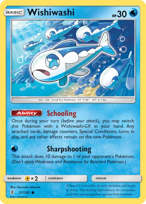 Wishiwashi, Guardians Rising 37/145