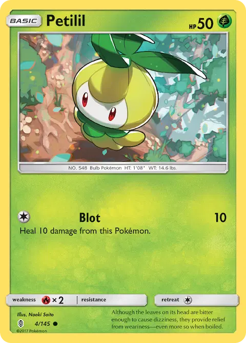Petilil, Guardians Rising 4/145